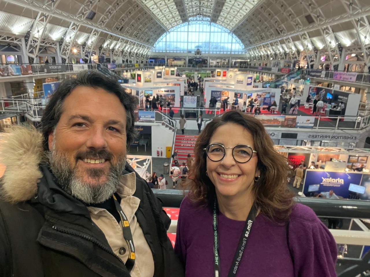 Eduardo Rodrigalvarez and Maria Álvarez at Focus London, 2024